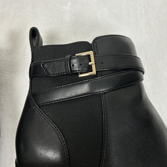 Vionic Boots Womens Size 10 Black Nella Ankle Block Heel Side Zip I7817L1001 - Picture 10 of 14